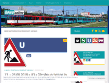 Tablet Screenshot of nahverkehr-ffm.de